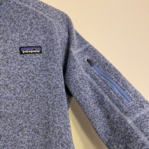 Patagonia Better Sweater Jacket Medium Lavender LVBL Fleece Pullover 2019 $139 - Picture 5 of 11